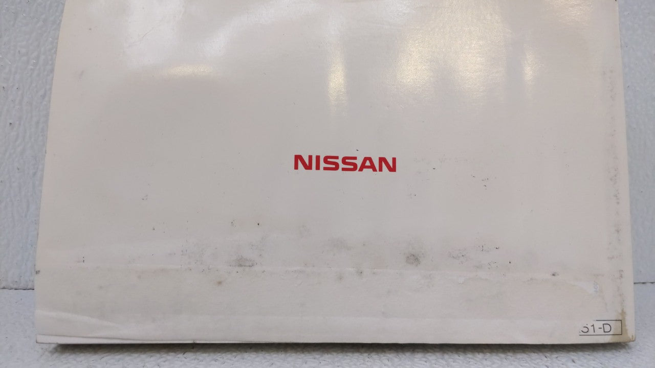 2005 Nissan Pathfinder Owners Manual Book Guide OEM Used Auto Parts - Oemusedautoparts1.com