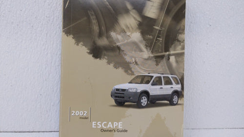 2002 Ford Escape Owners Manual Book Guide OEM Used Auto Parts