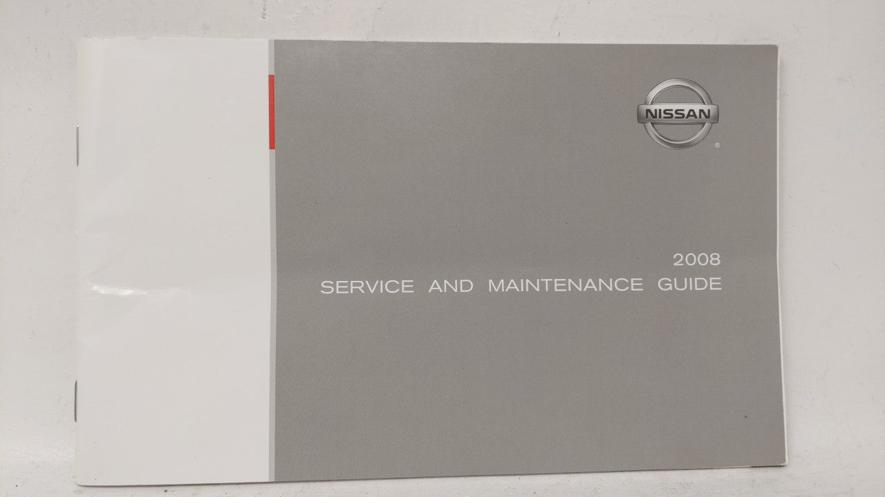 2008 Nissan Altima Owners Manual Book Guide OEM Used Auto Parts - Oemusedautoparts1.com