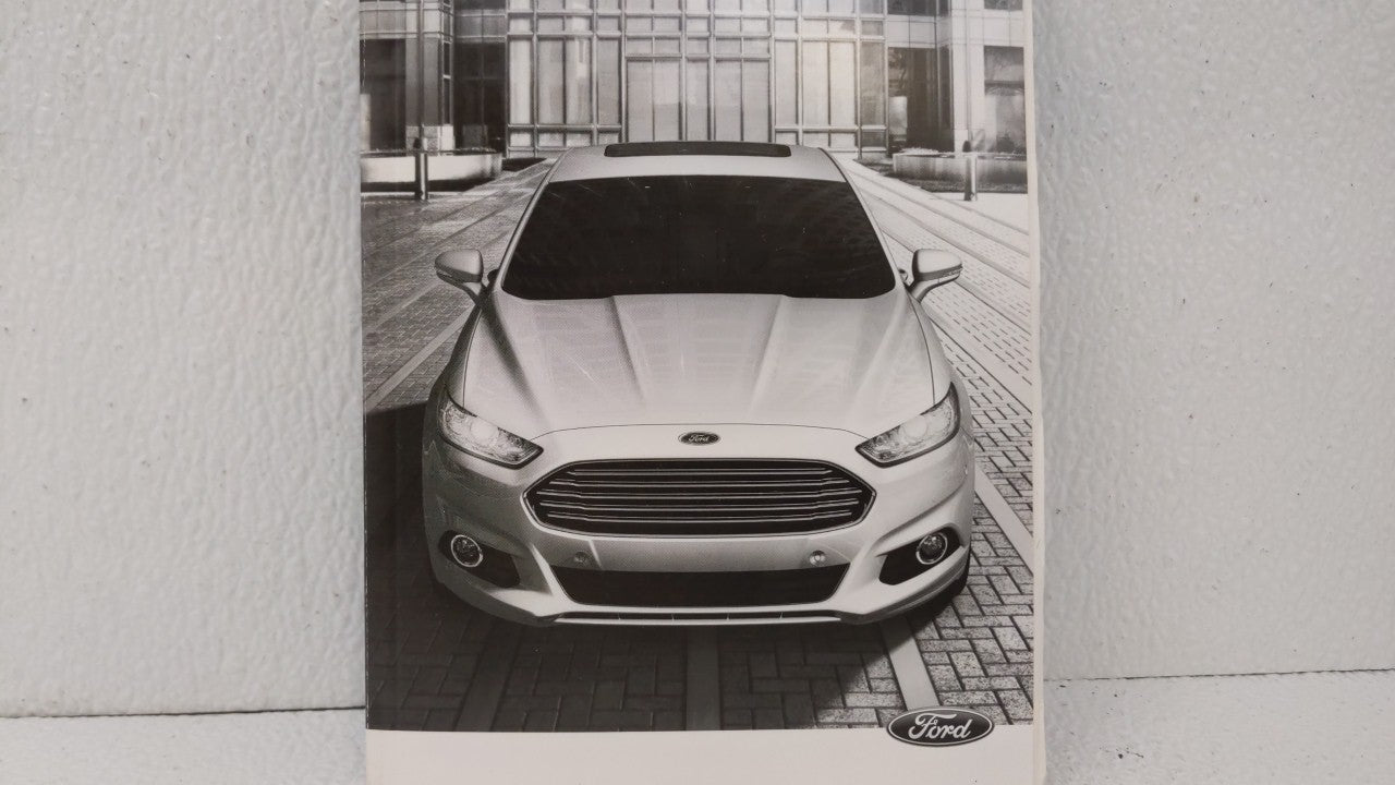 2014 Ford Fusion Owners Manual Book Guide OEM Used Auto Parts - Oemusedautoparts1.com