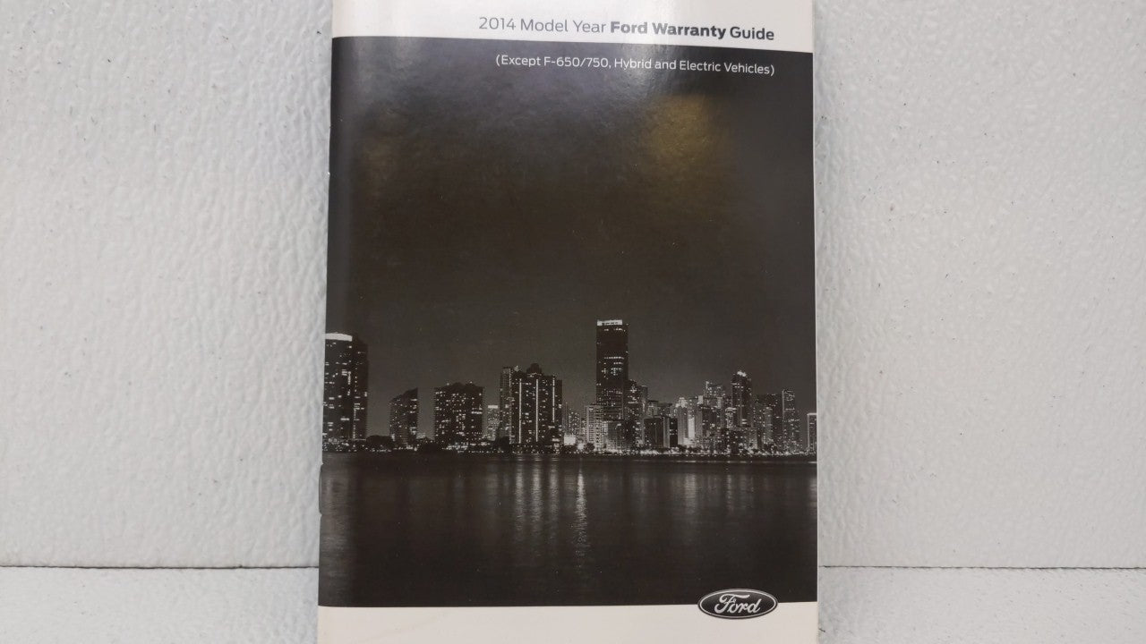 2014 Ford Fusion Owners Manual Book Guide OEM Used Auto Parts - Oemusedautoparts1.com