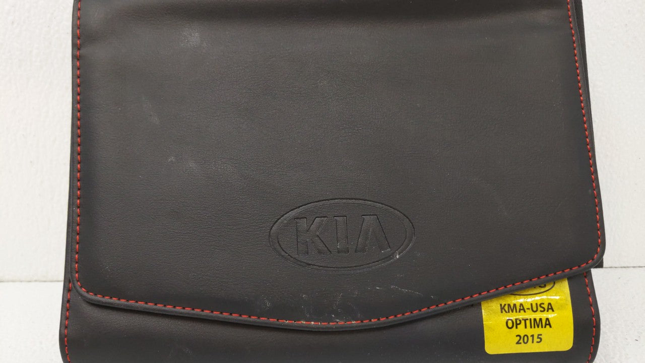 2015 Kia Optima Owners Manual Book Guide OEM Used Auto Parts - Oemusedautoparts1.com