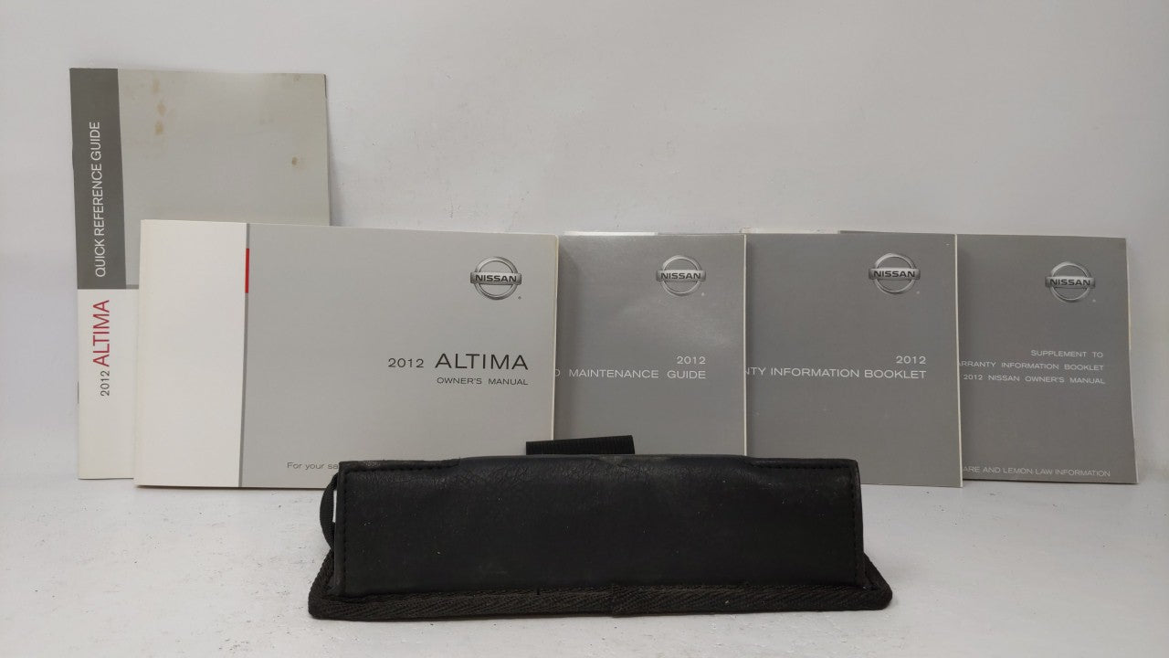 2012 Nissan Altima Owners Manual Book Guide OEM Used Auto Parts - Oemusedautoparts1.com