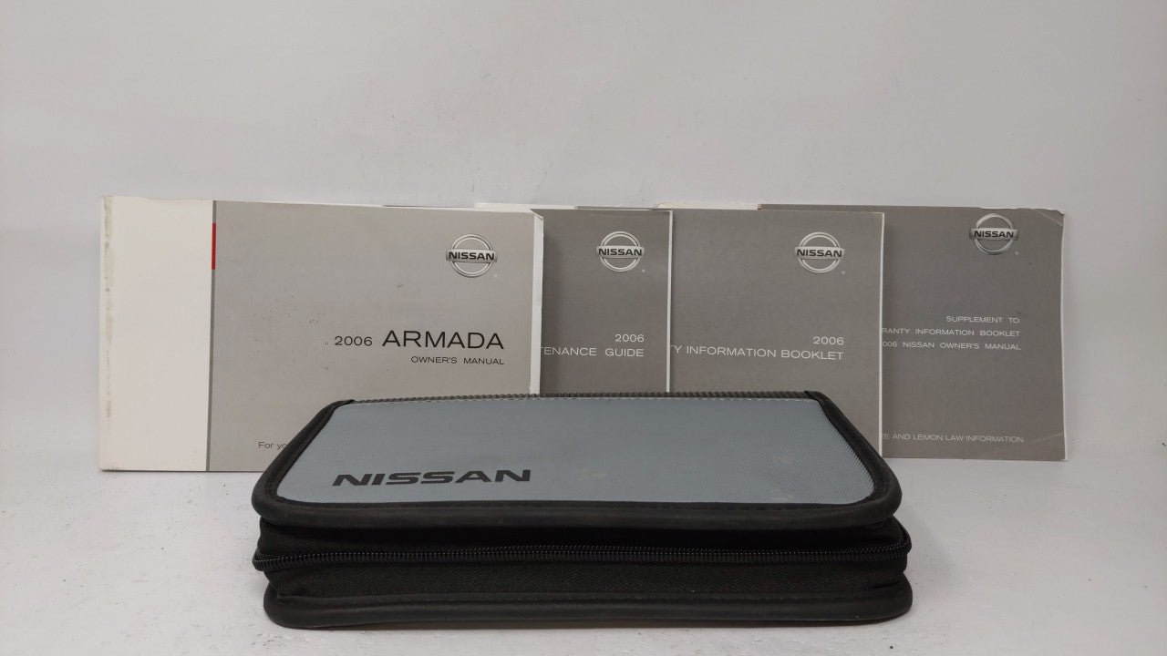 2006 Nissan Armada Owners Manual Book Guide OEM Used Auto Parts