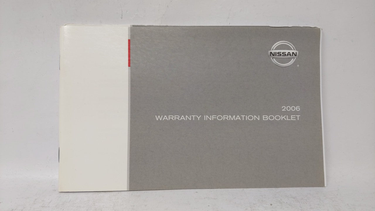 2006 Nissan Armada Owners Manual Book Guide OEM Used Auto Parts - Oemusedautoparts1.com