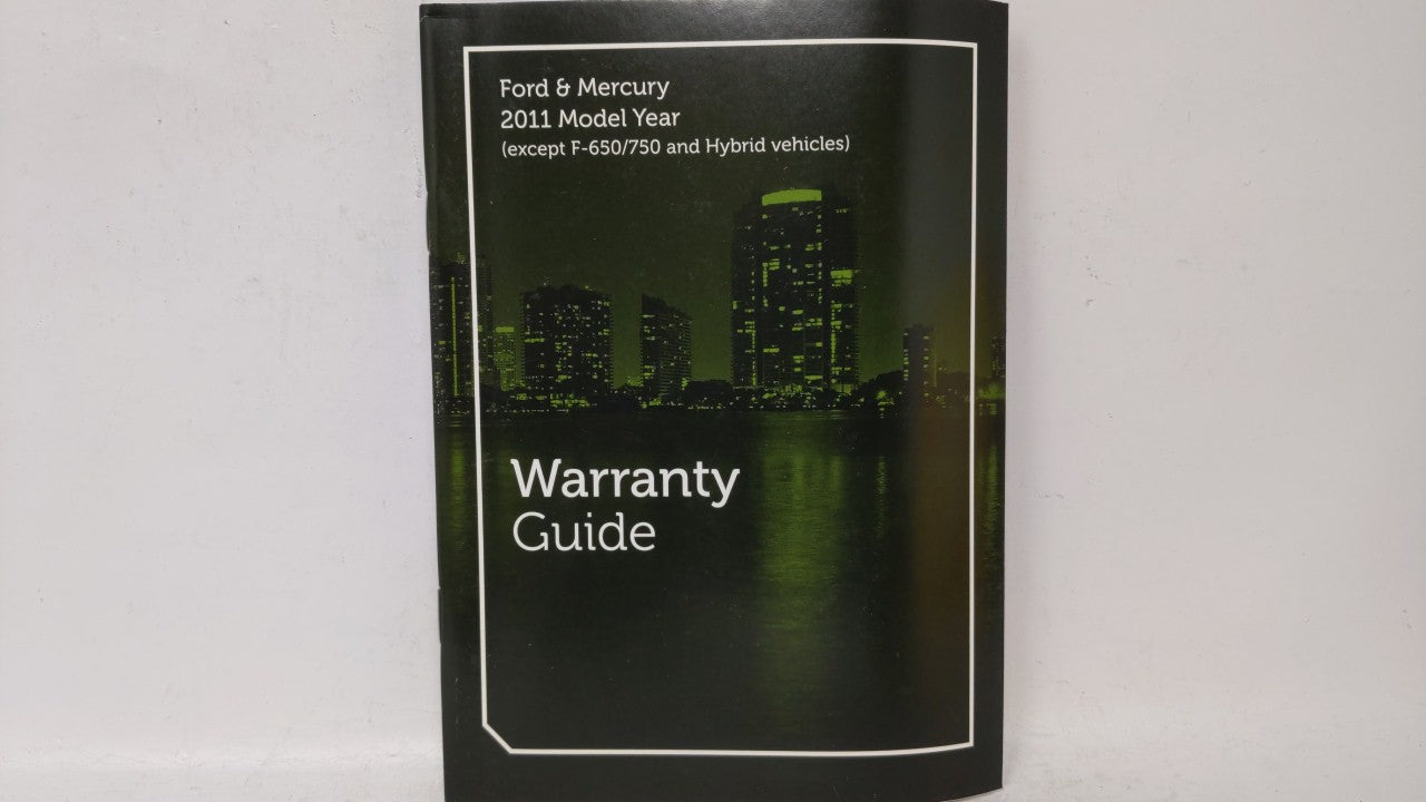 2011 Ford Transit Connect Owners Manual Book Guide OEM Used Auto Parts - Oemusedautoparts1.com