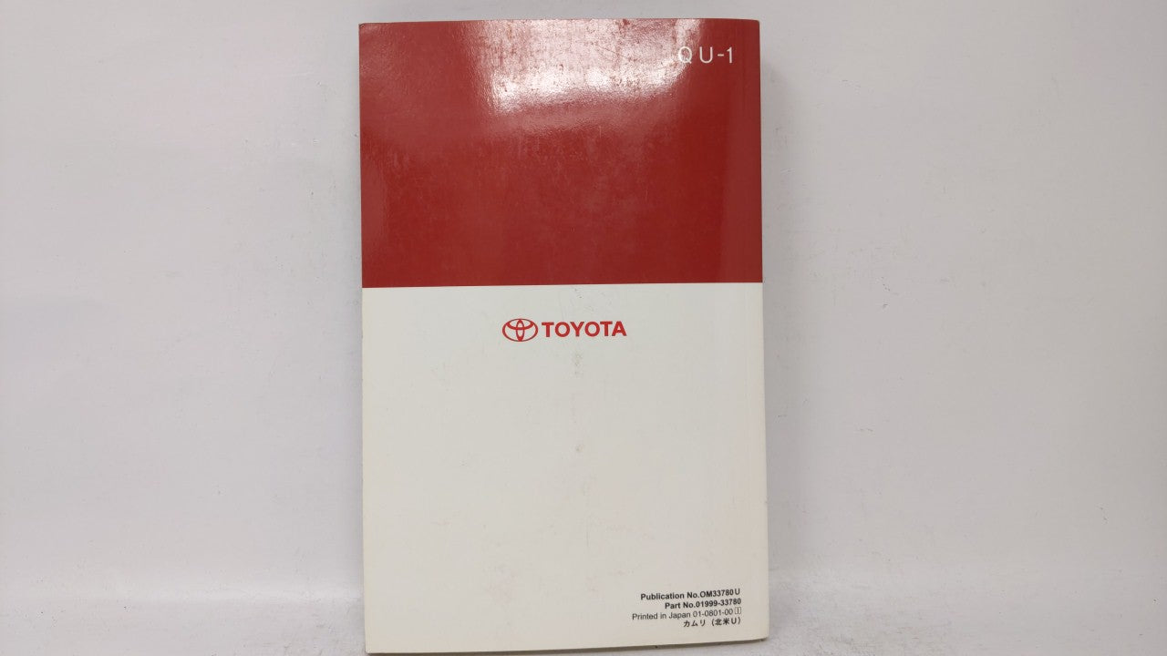 2009 Toyota Camry Owners Manual 72765 - Oemusedautoparts1.com