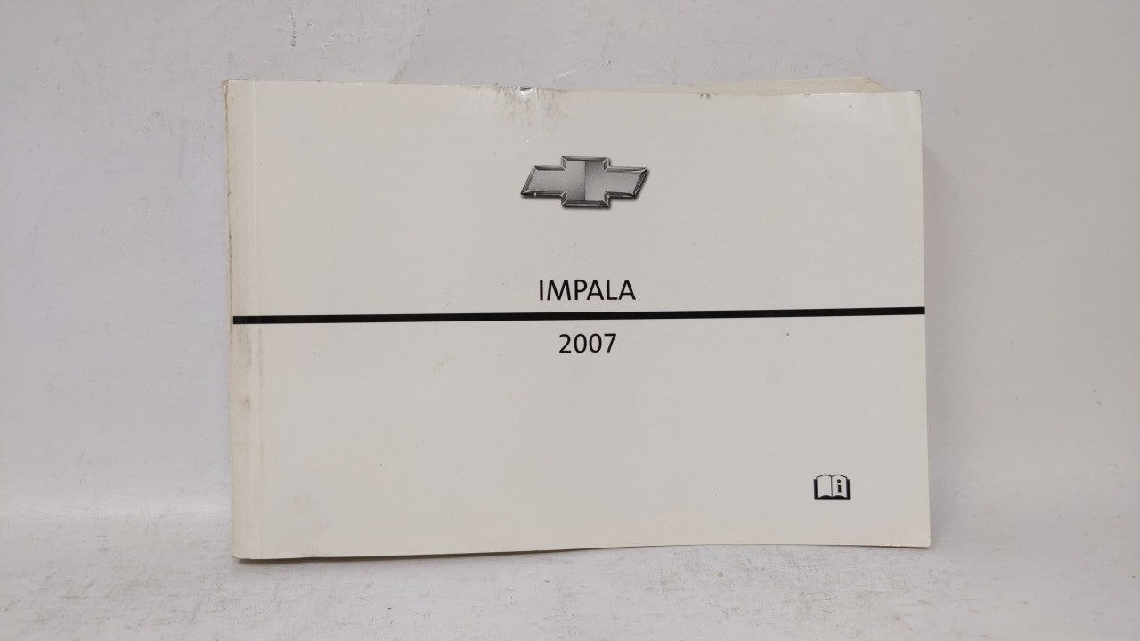 2007 Chevrolet Impala Owners Manual Book Guide OEM Used Auto Parts - Oemusedautoparts1.com