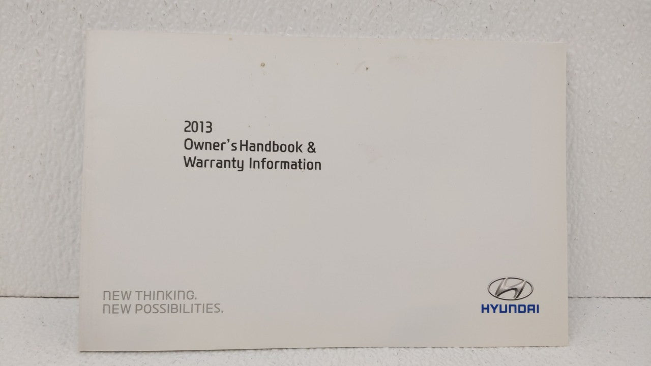 2013 Hyundai Sonata Owners Manual Book Guide OEM Used Auto Parts - Oemusedautoparts1.com