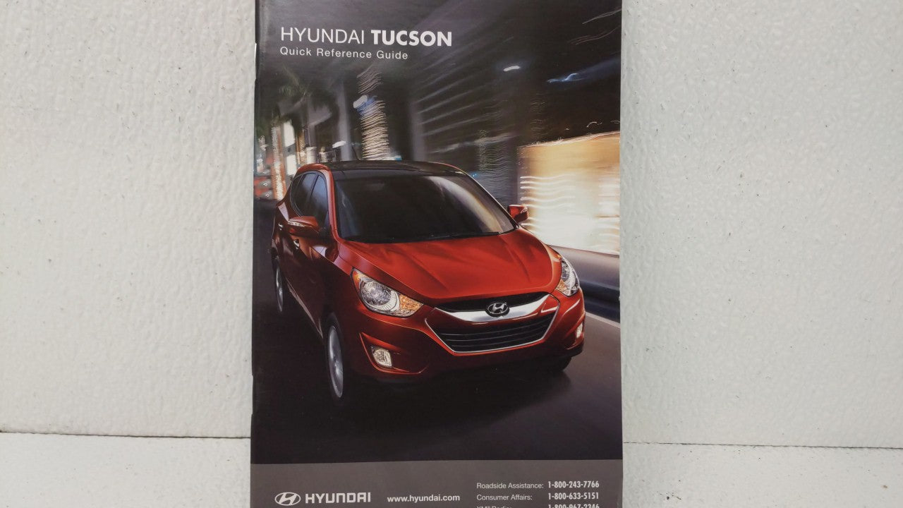 2011 Hyundai Tucson Owners Manual Book Guide OEM Used Auto Parts - Oemusedautoparts1.com