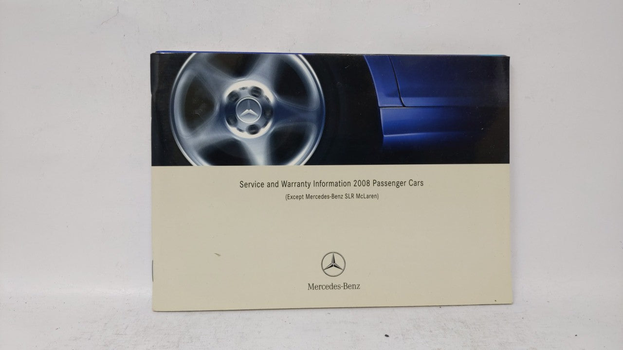 2008 Mercedes-Benz C230 Owners Manual Book Guide OEM Used Auto Parts - Oemusedautoparts1.com