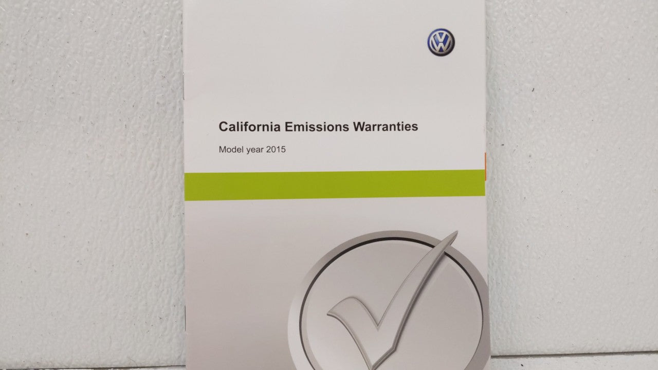 2015 Volkswagen Jetta Owners Manual Book Guide OEM Used Auto Parts - Oemusedautoparts1.com