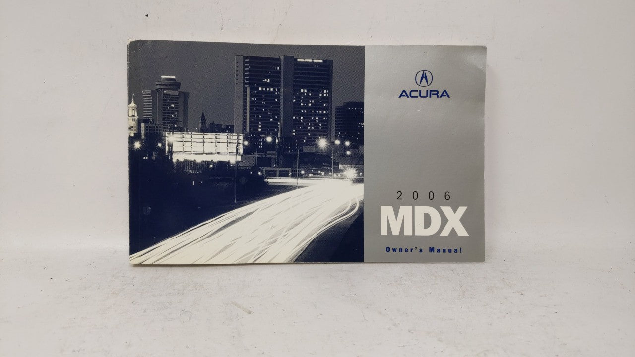 2006 Acura Mdx Owners Manual Book Guide OEM Used Auto Parts - Oemusedautoparts1.com