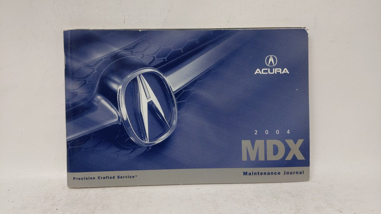 2004 Acura Mdx Owners Manual Book Guide OEM Used Auto Parts - Oemusedautoparts1.com