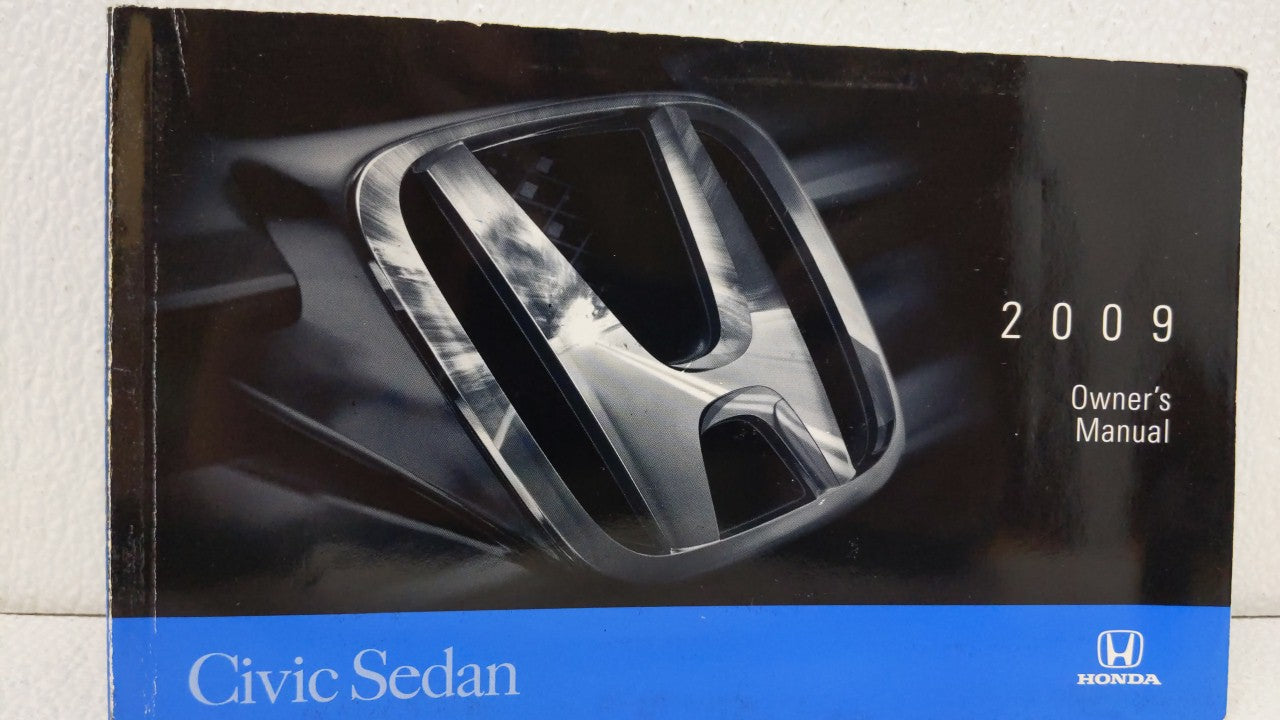 2009 Honda Civic Owners Manual Book Guide OEM Used Auto Parts - Oemusedautoparts1.com