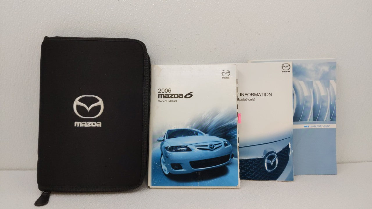 2006 Mazda 6 Owners Manual Book Guide OEM Used Auto Parts - Oemusedautoparts1.com