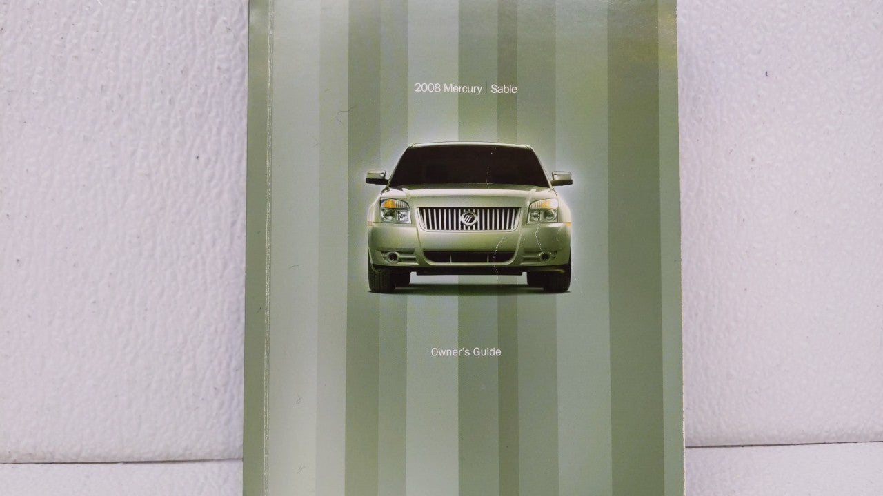 2008 Mercury Sable Owners Manual Book Guide OEM Used Auto Parts - Oemusedautoparts1.com