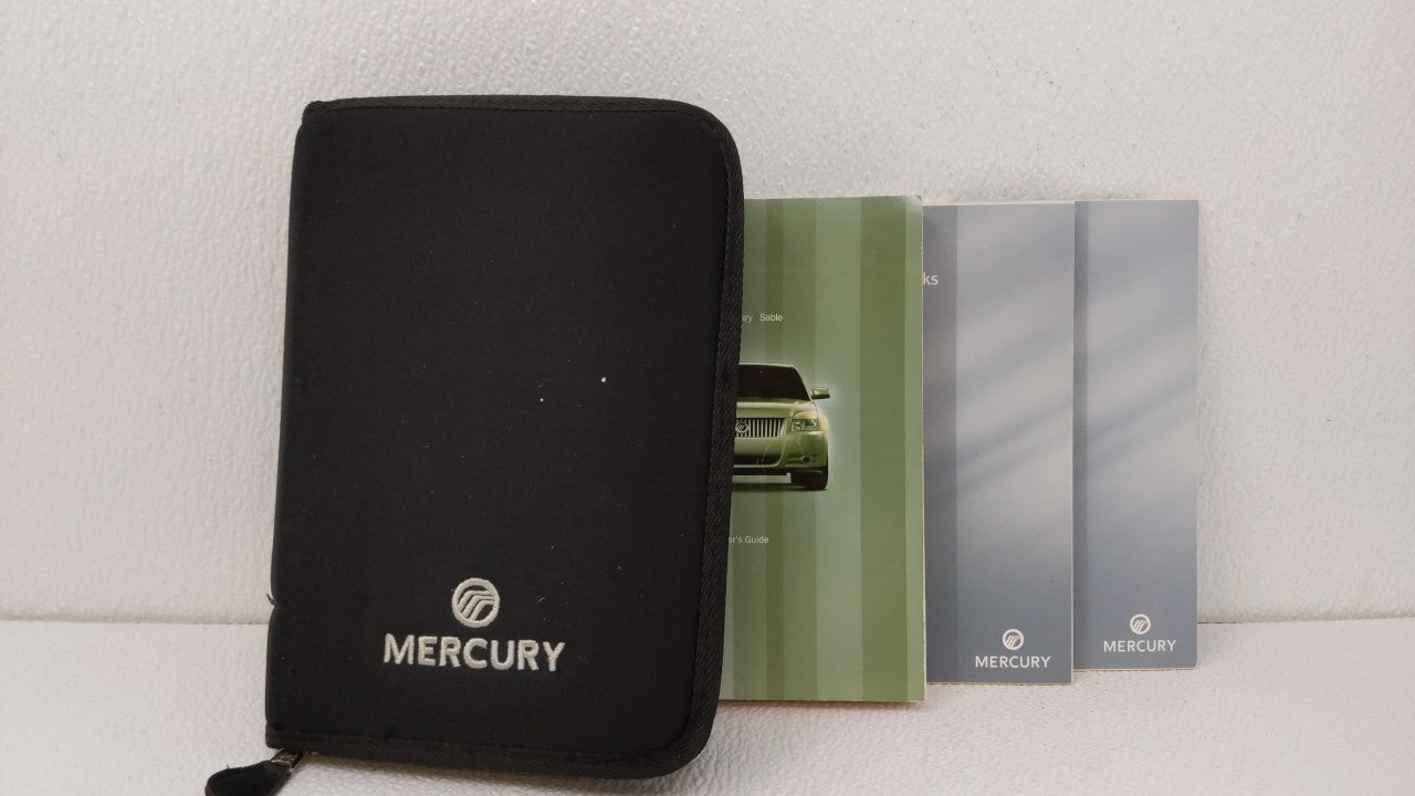 2008 Mercury Sable Owners Manual Book Guide OEM Used Auto Parts - Oemusedautoparts1.com