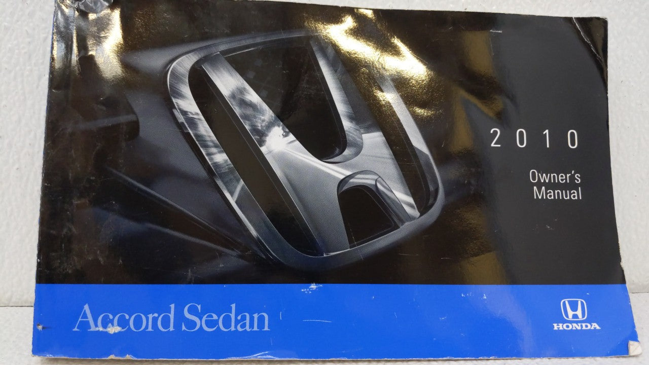 2010 Honda Accord Owners Manual Book Guide OEM Used Auto Parts - Oemusedautoparts1.com