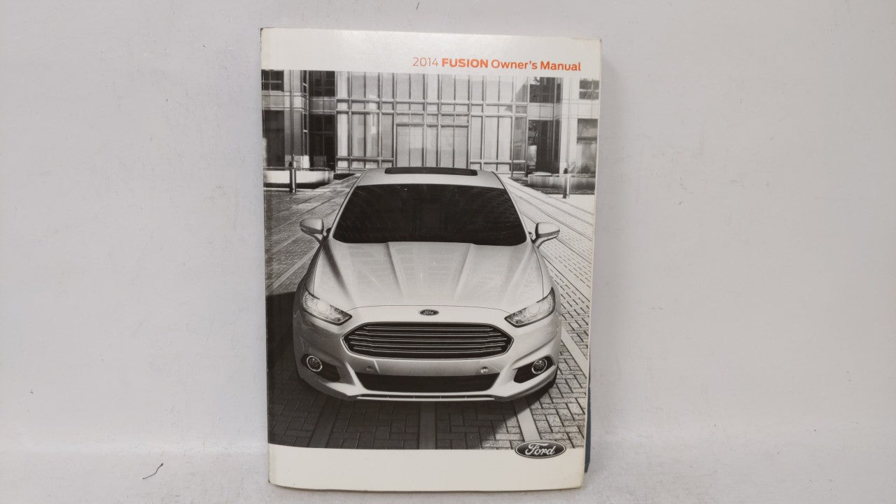 2014 Ford Fusion Owners Manual Book Guide OEM Used Auto Parts - Oemusedautoparts1.com