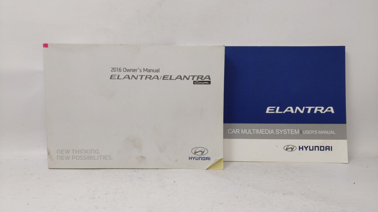 2016 Hyundai Elantra Owners Manual Book Guide OEM Used Auto Parts - Oemusedautoparts1.com