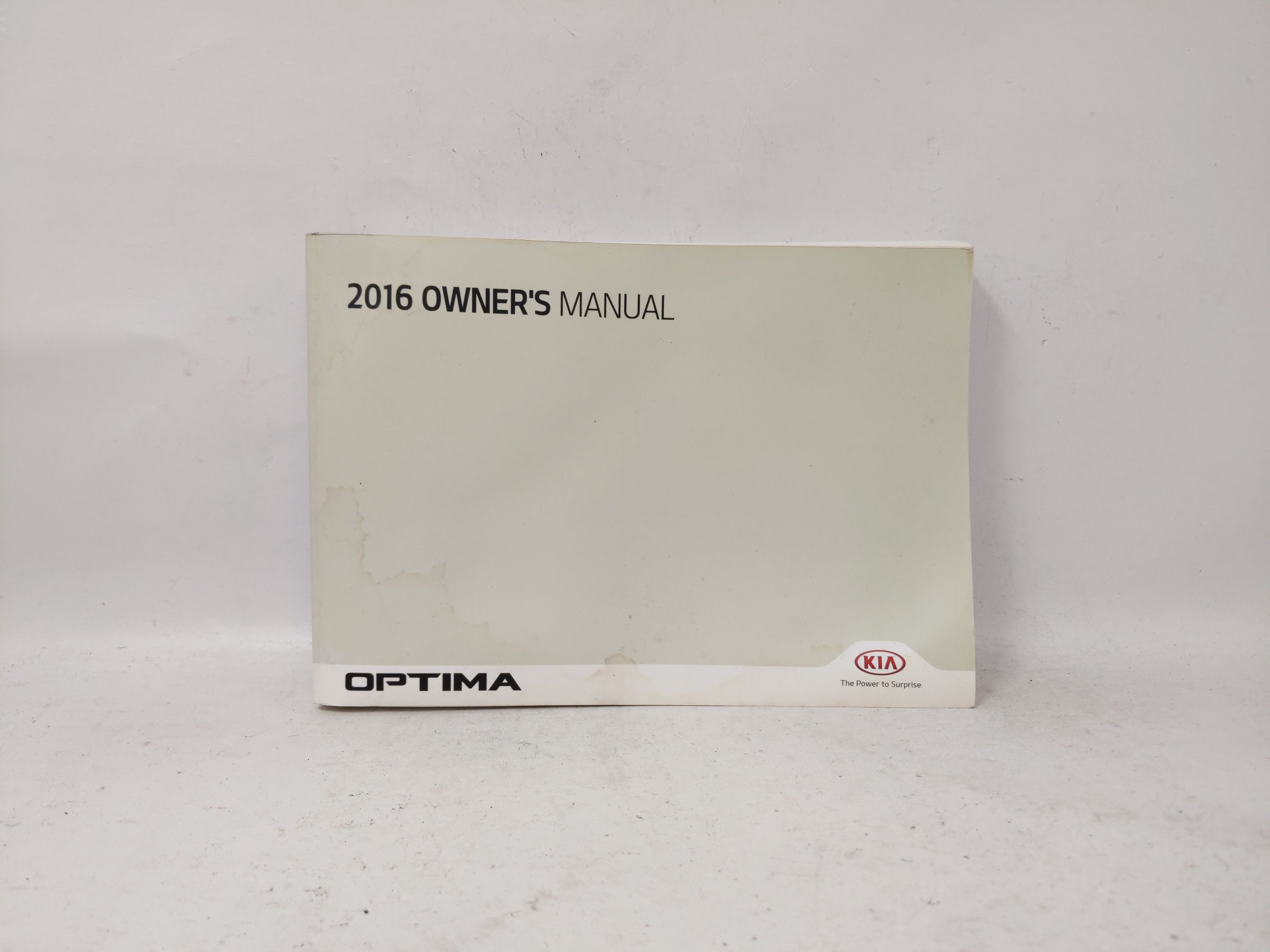 2016 Kia Optima Owners Manual Book Guide OEM Used Auto Parts - Oemusedautoparts1.com