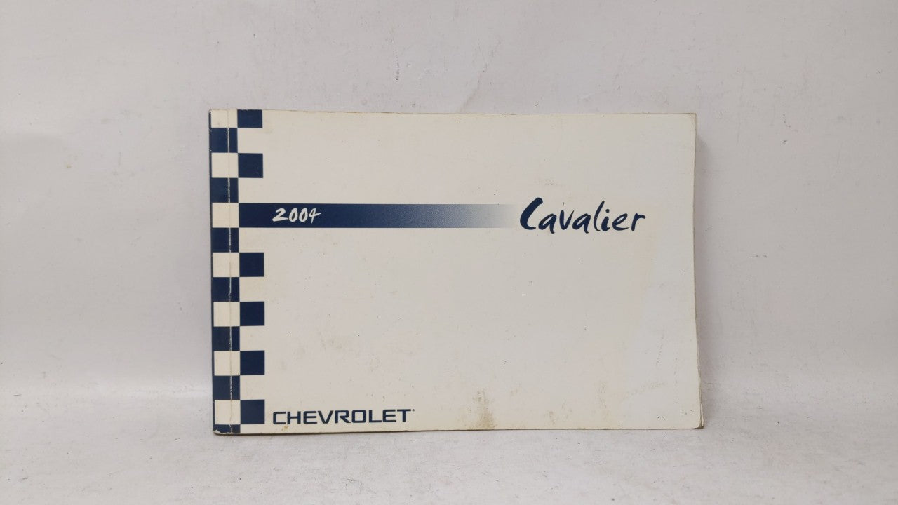 2004 Chevrolet Cavalier Owners Manual Book Guide OEM Used Auto Parts - Oemusedautoparts1.com