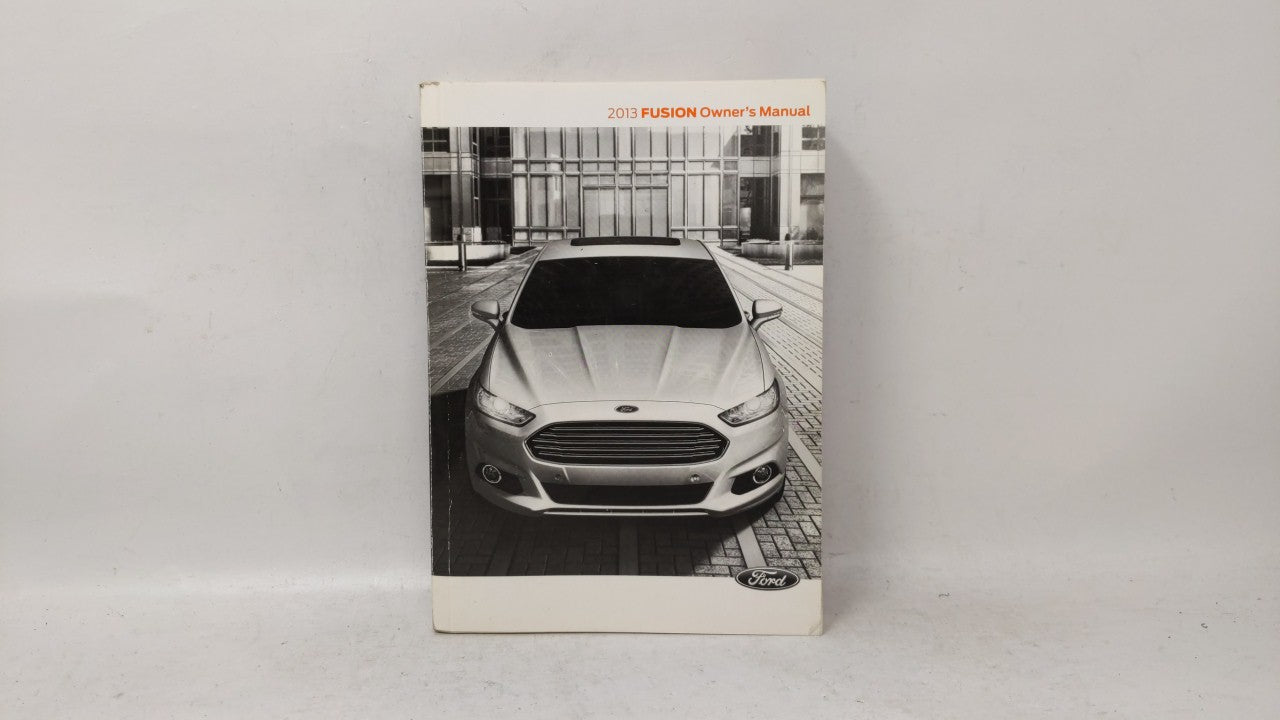 2013 Ford Fusion Owners Manual Book Guide OEM Used Auto Parts - Oemusedautoparts1.com