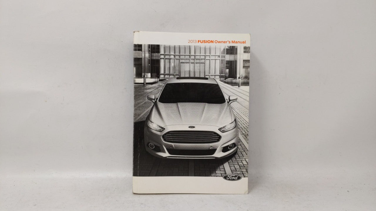 2013 Ford Fusion Owners Manual Book Guide OEM Used Auto Parts - Oemusedautoparts1.com