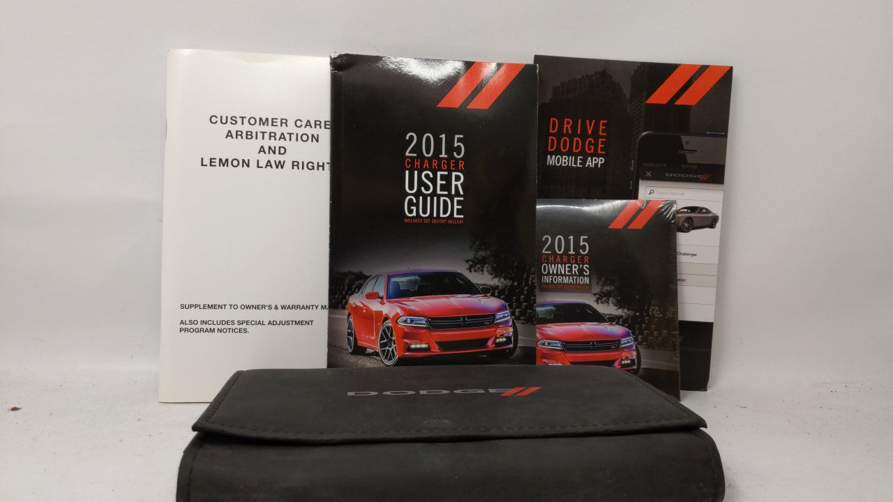 2015 Dodge Charger Owners Manual Book Guide OEM Used Auto Parts - Oemusedautoparts1.com