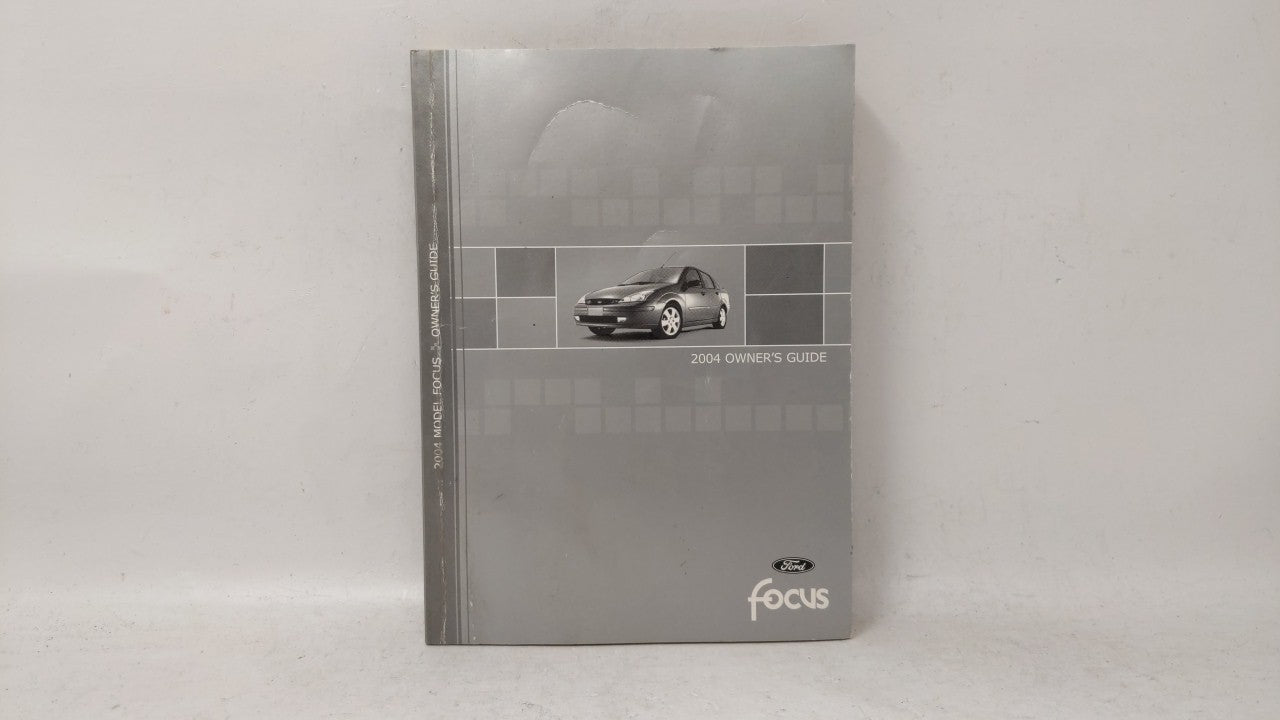 2004 Ford Focus Owners Manual Book Guide OEM Used Auto Parts - Oemusedautoparts1.com