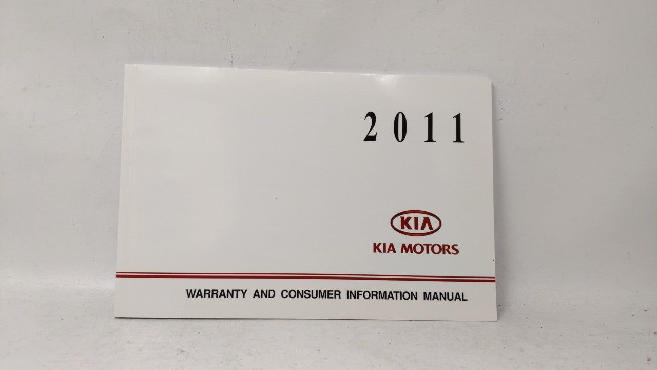 2011 Kia Sorento Owners Manual Book Guide OEM Used Auto Parts - Oemusedautoparts1.com