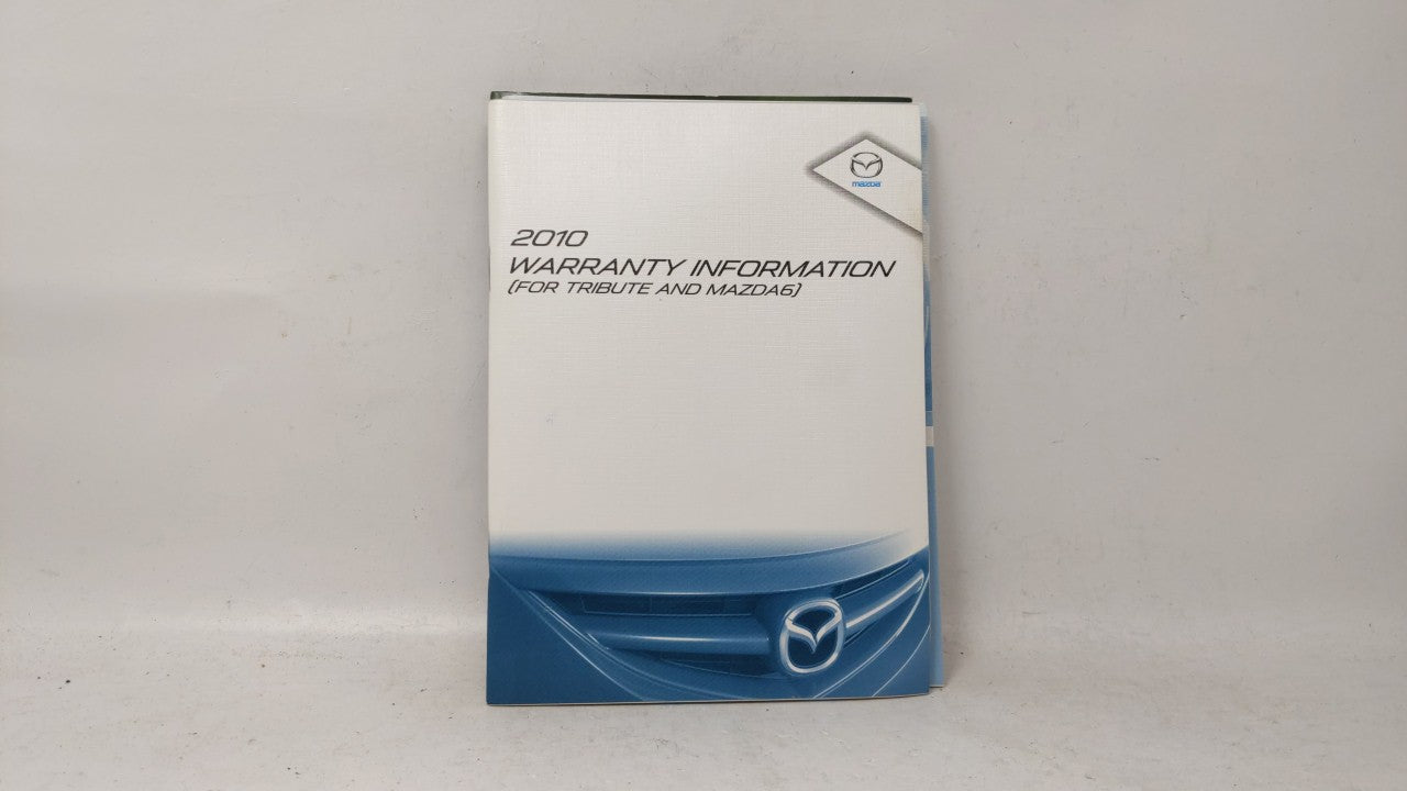 2010 Mazda 6 Owners Manual Book Guide OEM Used Auto Parts - Oemusedautoparts1.com