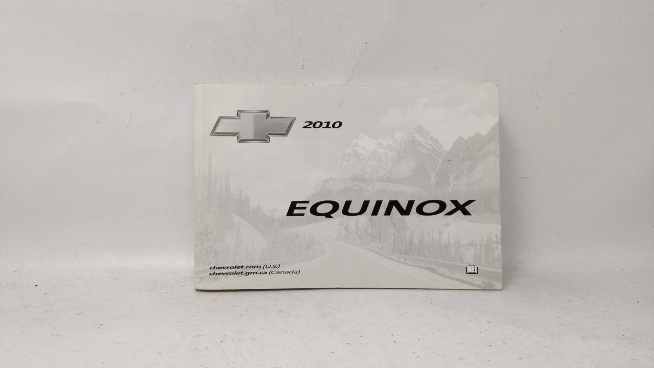 2010 Chevrolet Equinox Owners Manual Book Guide OEM Used Auto Parts - Oemusedautoparts1.com