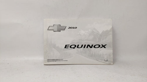 2010 Chevrolet Equinox Owners Manual Book Guide OEM Used Auto Parts