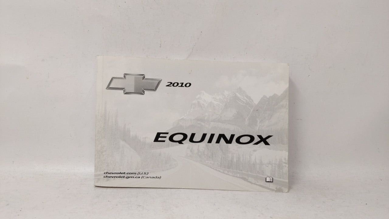 2010 Chevrolet Equinox Owners Manual Book Guide OEM Used Auto Parts - Oemusedautoparts1.com