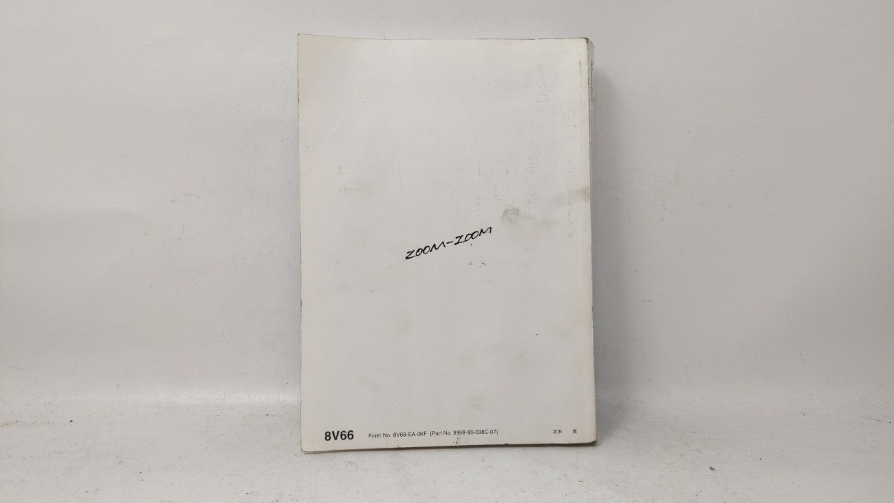 2007 Mazda 3 Owners Manual Book Guide OEM Used Auto Parts - Oemusedautoparts1.com