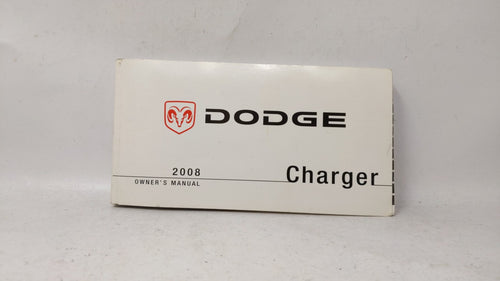 2008 Dodge Charger Owners Manual Book Guide OEM Used Auto Parts