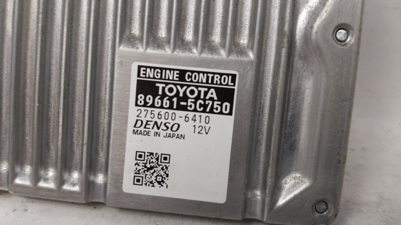 2016-2017 Toyota Prius C PCM Engine Computer ECU ECM PCU OEM P/N:89661-5C750 Fits 2016 2017 OEM Used Auto Parts - Oemusedautoparts1.com