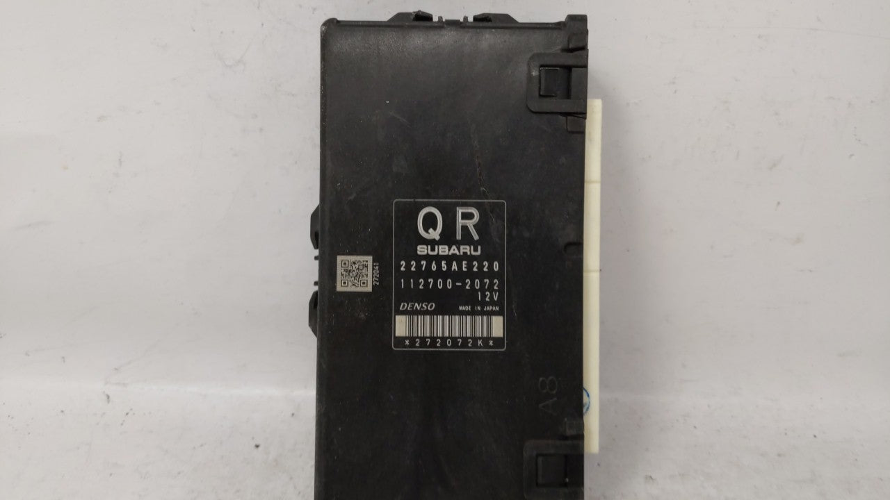 2014 Subaru Forester PCM Engine Computer ECU ECM PCU OEM P/N:22765AE220 Fits OEM Used Auto Parts - Oemusedautoparts1.com