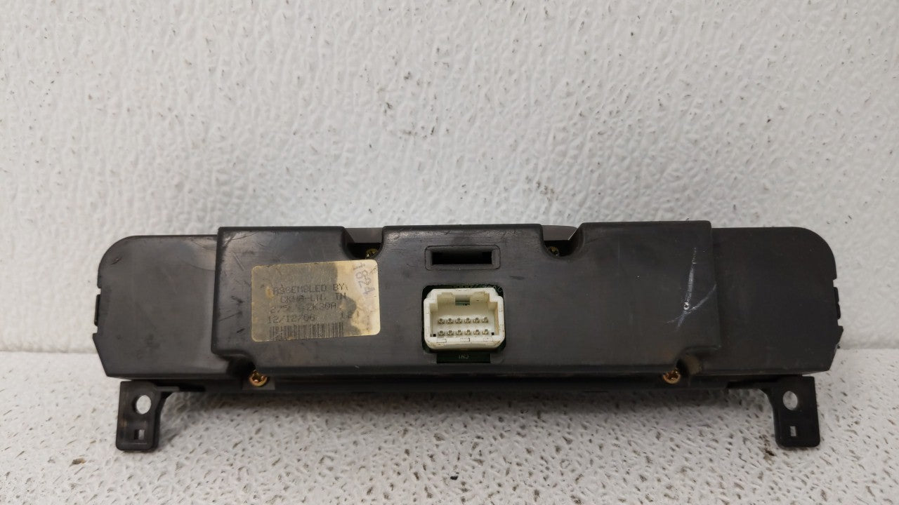 2007-2008 Nissan Maxima Climate Control Module Temperature AC/Heater Replacement P/N:96939 ZK30E 27500 ZK30A Fits 2007 2008 OEM Used Auto Parts - Oemusedautoparts1.com
