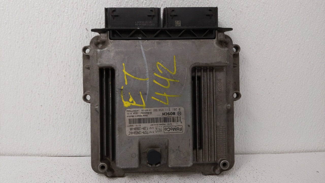 2015 Ford Fusion PCM Engine Computer ECU ECM PCU OEM P/N:FS7A-12A650-AUC FS7A-12A650-AYC Fits OEM Used Auto Parts - Oemusedautoparts1.com