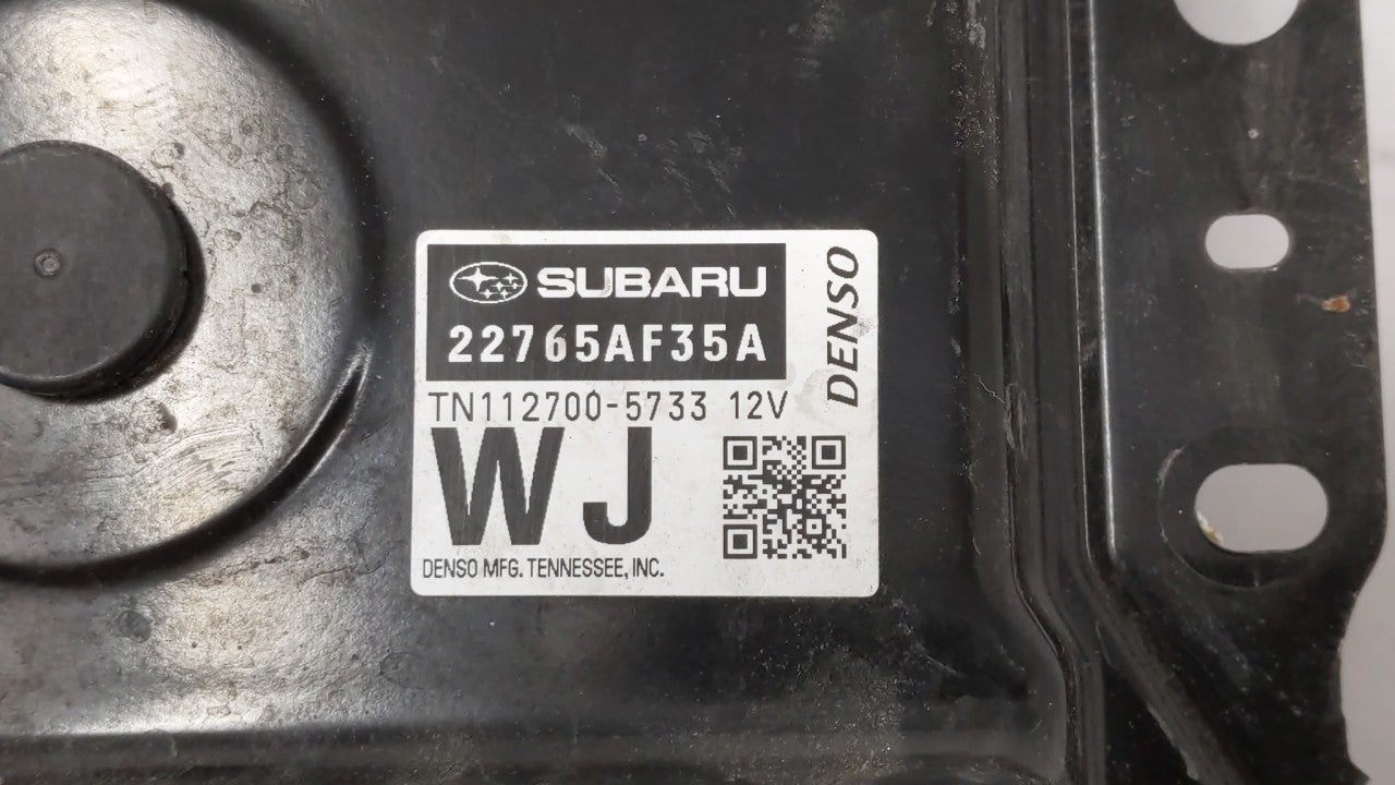 2015 Subaru Legacy PCM Engine Computer ECU ECM PCU OEM P/N:22765AF35B 22765AF36B Fits OEM Used Auto Parts - Oemusedautoparts1.com