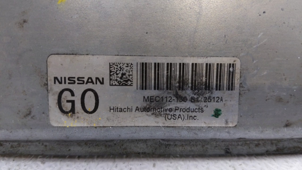 2011-2013 Nissan Altima PCM Engine Computer ECU ECM PCU OEM P/N:MEC114-105 MEC114-080 B2 Fits 2011 2012 2013 OEM Used Auto Parts - Oemusedautoparts1.com