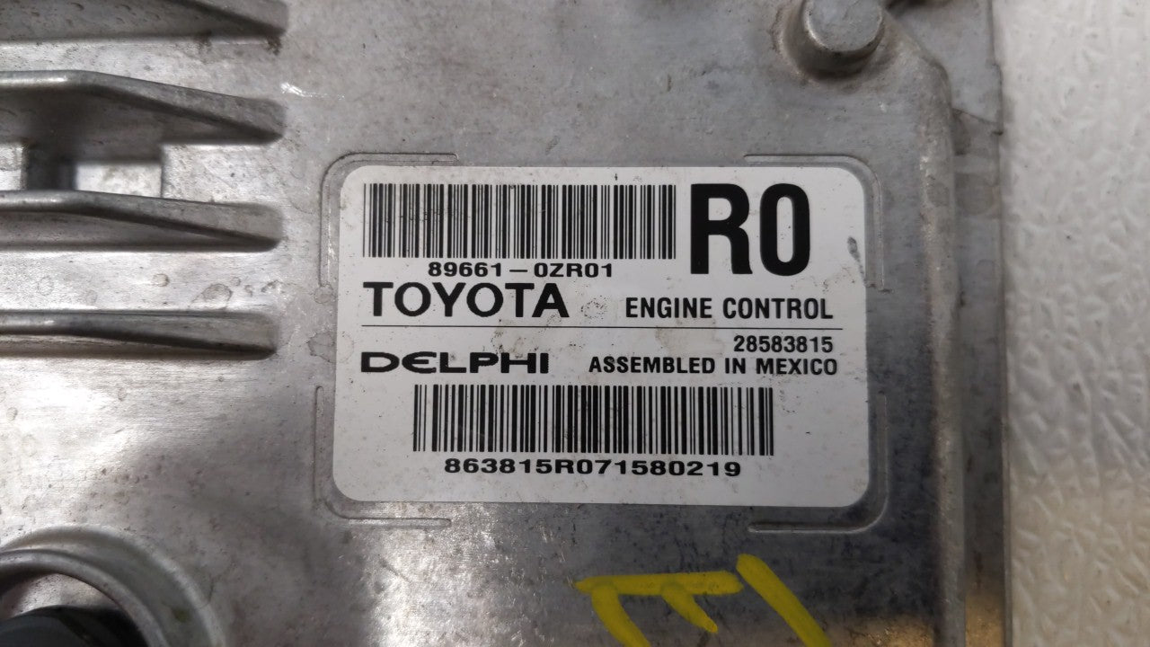 2017-2018 Toyota Corolla PCM Engine Computer ECU ECM PCU OEM P/N:89661-0ZR01 Fits 2017 2018 OEM Used Auto Parts - Oemusedautoparts1.com
