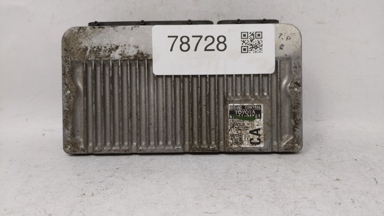 2012-2014 Toyota Camry PCM Engine Computer ECU ECM PCU OEM P/N:89661-06K83 89661-06K63 Fits 2012 2013 2014 OEM Used Auto Parts - Oemusedautoparts1.com