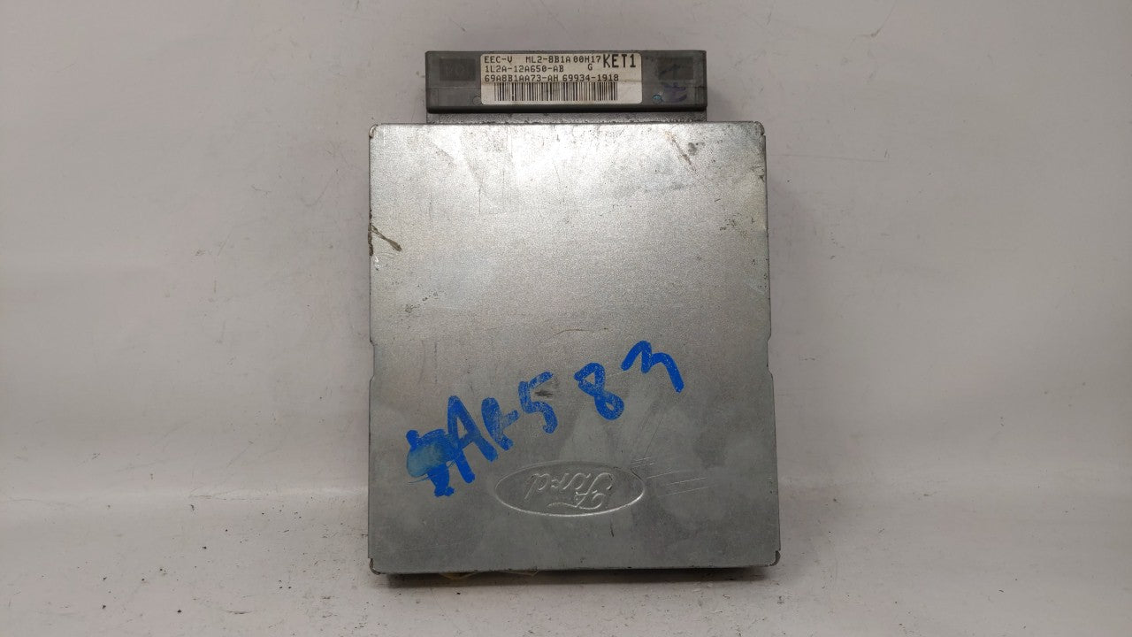 2001 Ford Explorer PCM Engine Computer ECU ECM PCU OEM P/N:1L2A-12A650-AB Fits OEM Used Auto Parts - Oemusedautoparts1.com