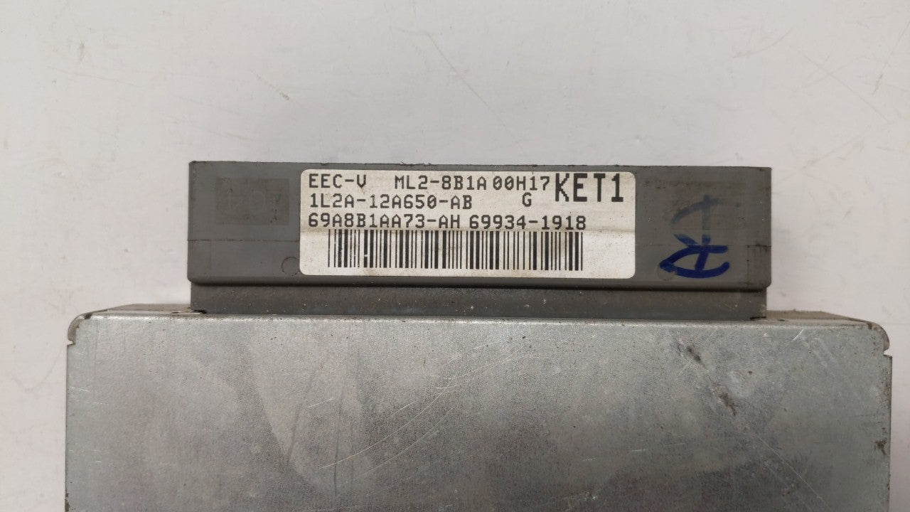 2001 Ford Explorer PCM Engine Computer ECU ECM PCU OEM P/N:1L2A-12A650-AB Fits OEM Used Auto Parts - Oemusedautoparts1.com