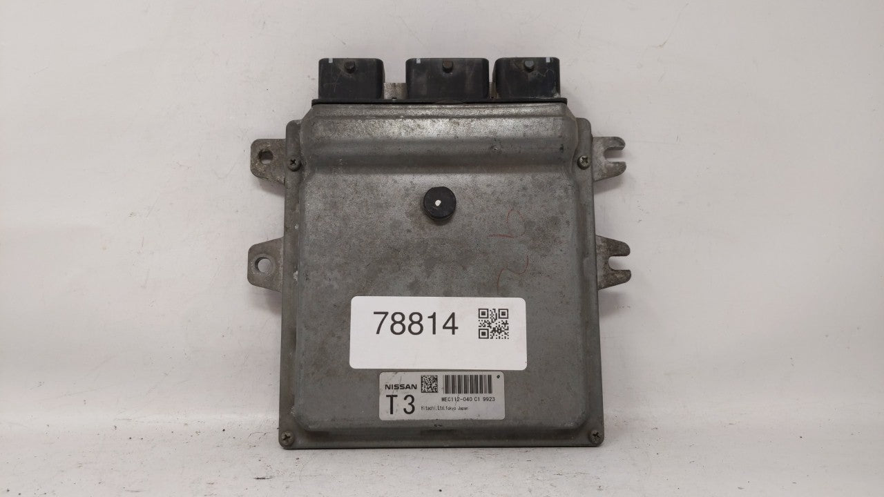 2010 Nissan Rogue PCM Engine Computer ECU ECM PCU OEM P/N:MEC112-040 C1 MEC114-050 B1 Fits OEM Used Auto Parts - Oemusedautoparts1.com