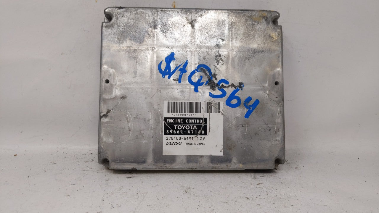 2006-2008 Toyota Prius PCM Engine Computer ECU ECM PCU OEM P/N:89981-47211 89661-47161 Fits 2006 2007 2008 OEM Used Auto Parts - Oemusedautoparts1.com